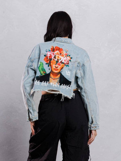 Frida Muse Crop Denim Jacket