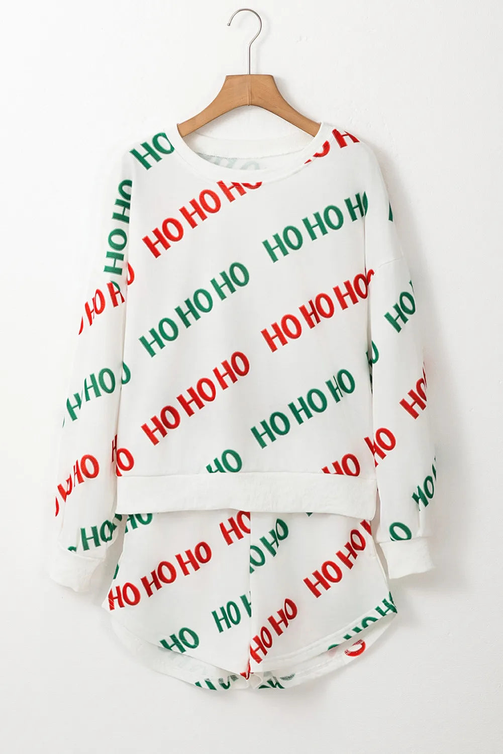 🎄 Festive "Ho Ho Ho" Lounge Set – Holiday Cheer in Every Stitch! 🎁