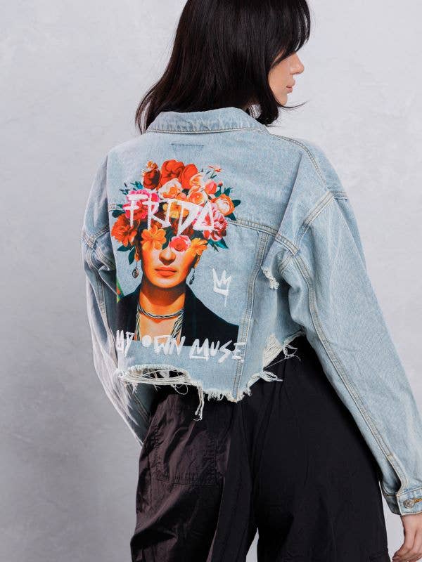 Frida Muse Crop Denim Jacket