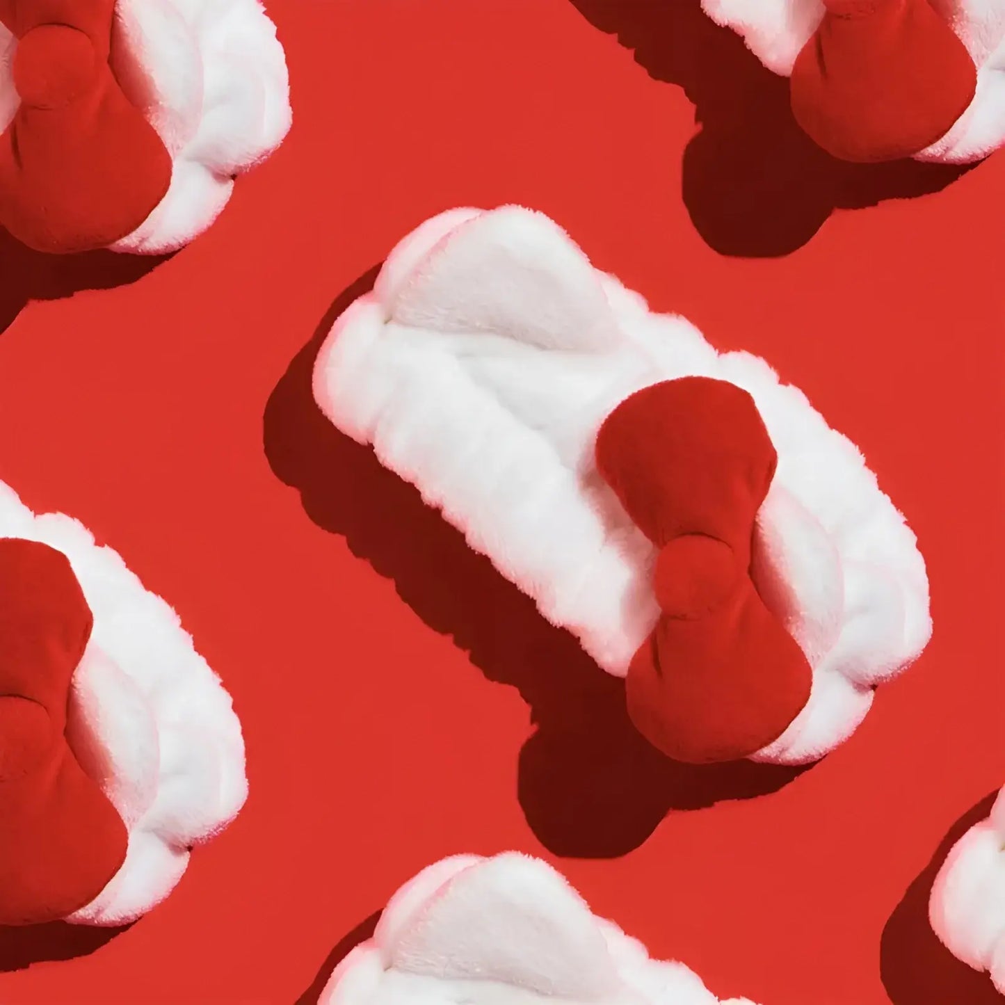 The Crème Shop Plush Headband with Hello Kitty's Bow RED