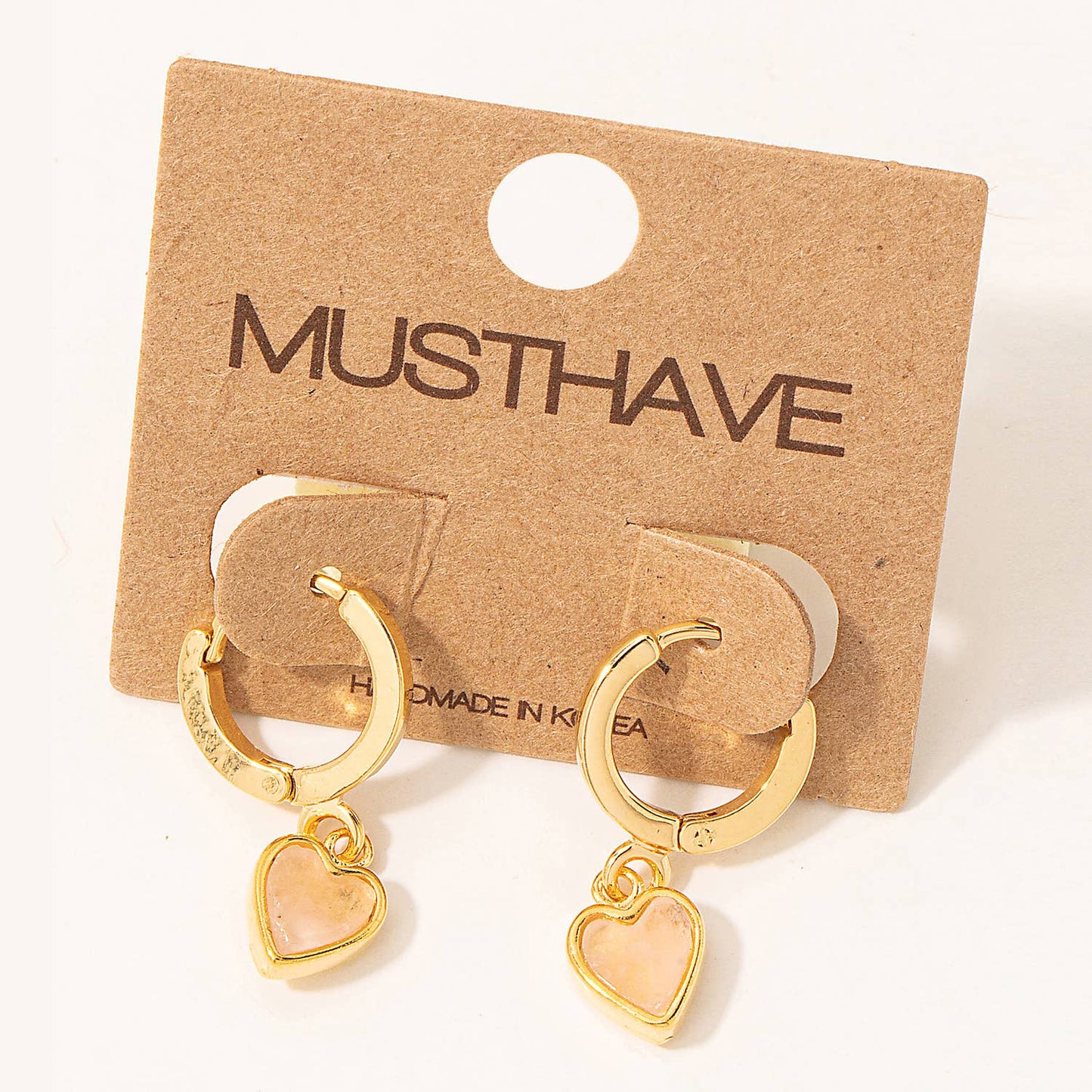Mini Heart Huggie Earrings