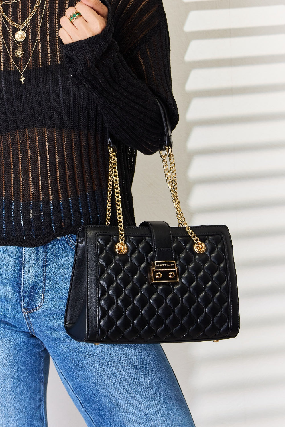 Quilted Leather Handbag