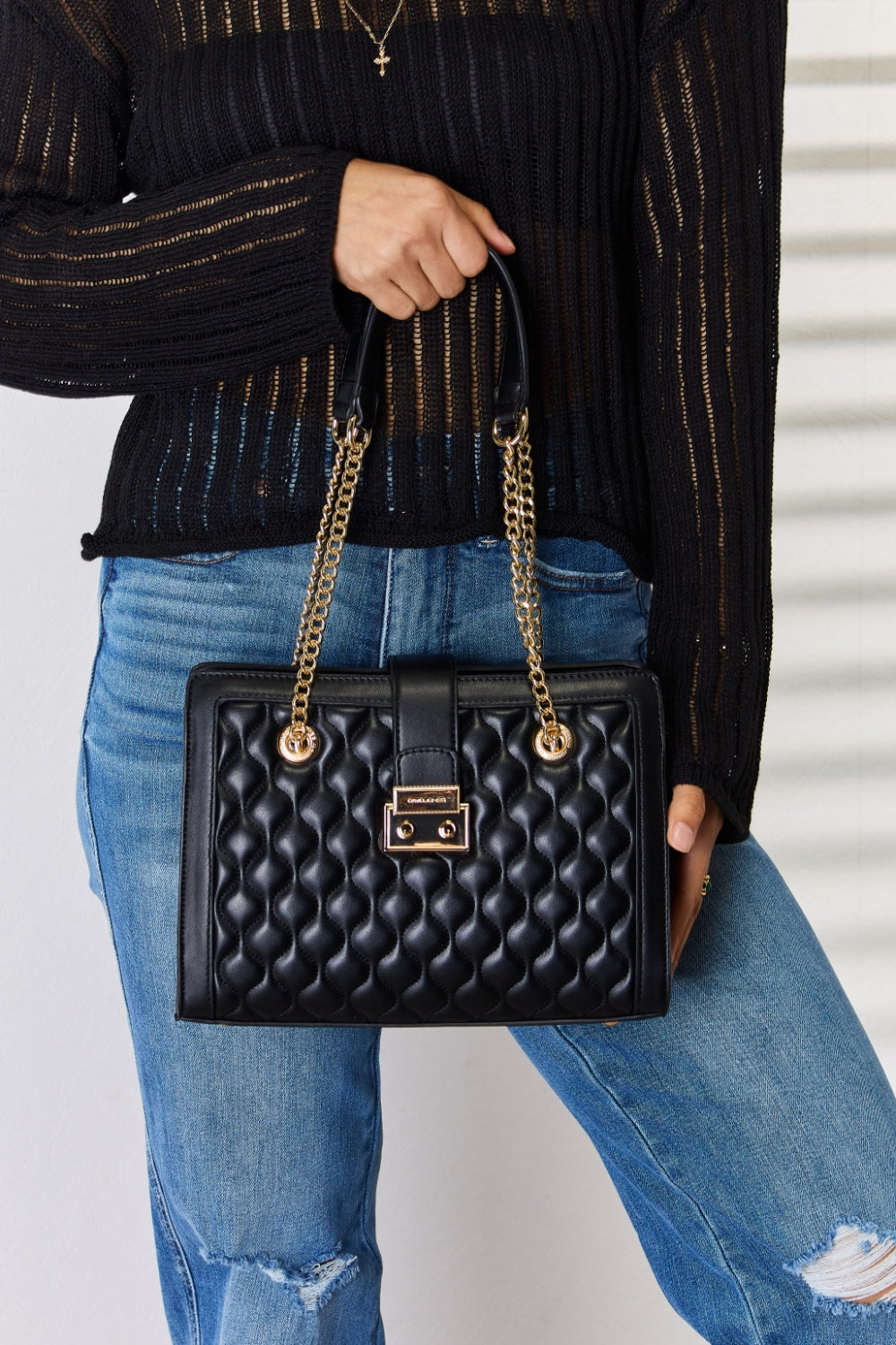 Quilted Leather Handbag